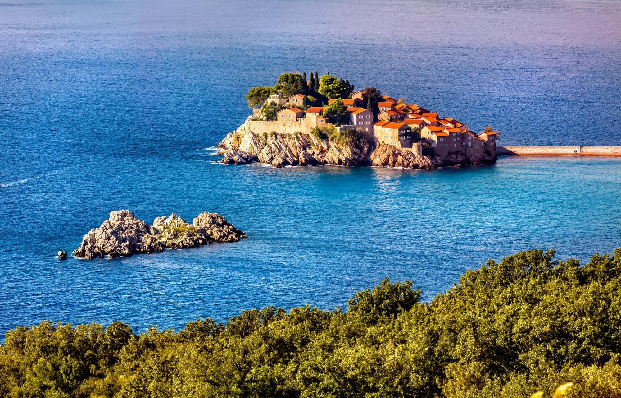 Alessandra Apartments Sveti Stefan Buitenkant foto