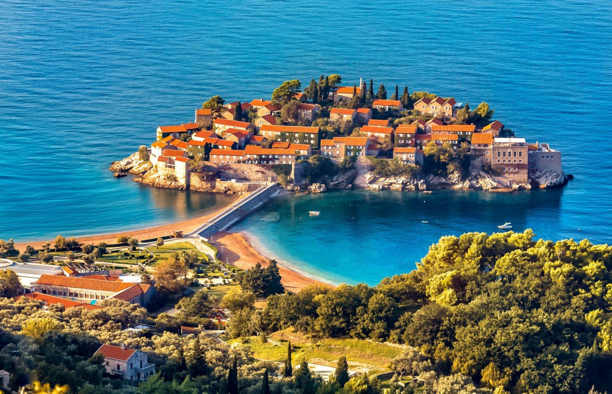 Alessandra Apartments Sveti Stefan Buitenkant foto